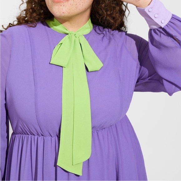 TORRID SCOOBY DOO DAPHNE HALLOWEEN COSTUME COSPLAY DRESS - PLUS SIZE 2X 18/20 - Picture 2 of 6